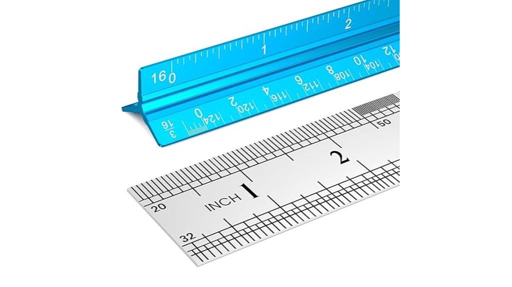 12 inch architectural scale ruler