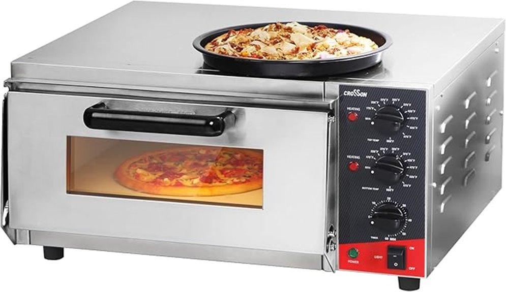 16 inch countertop pizza oven