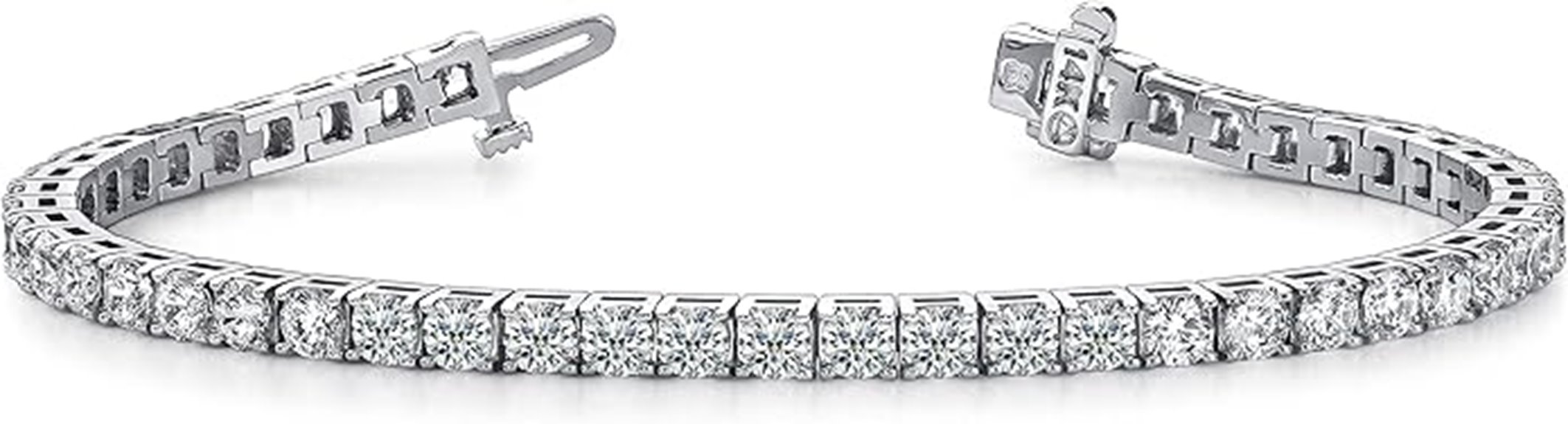 20 carat lab diamond bracelet