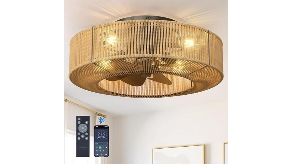 20 inch boho ceiling fan