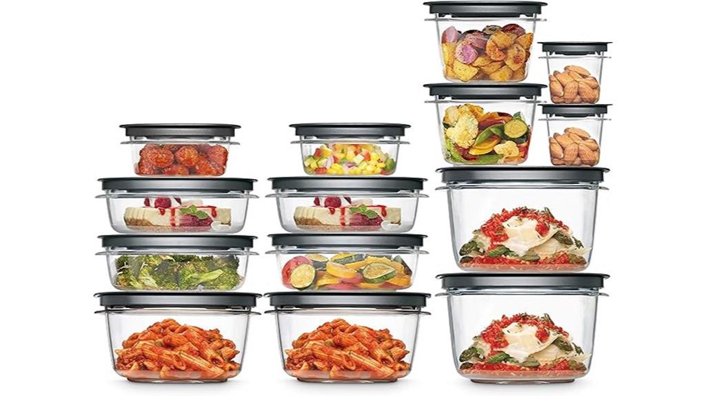 28 piece food storage set