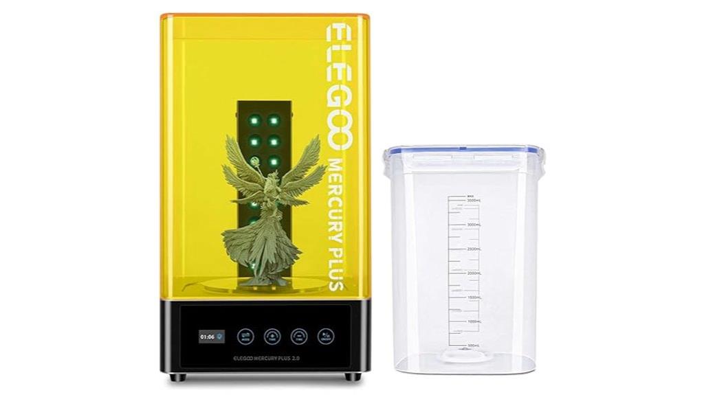 3d printer resin curing station