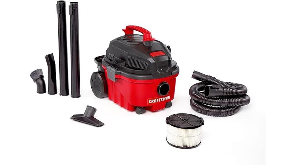 4 gallon wet dry vacuum