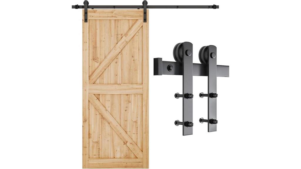 6 6 foot barn door kit