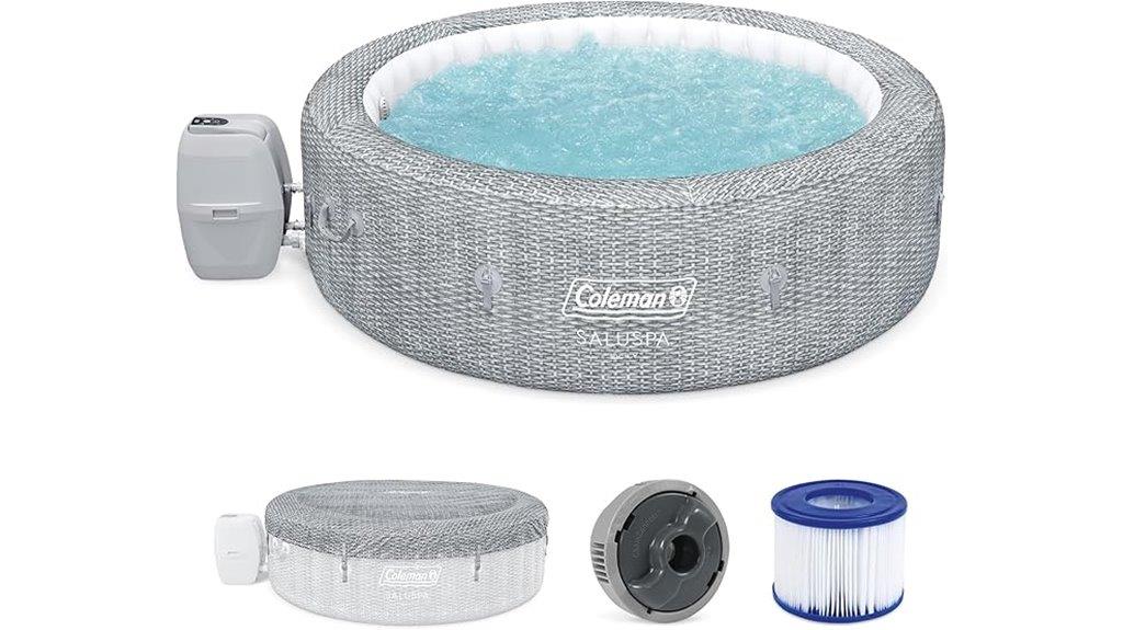 7 person inflatable hot tub