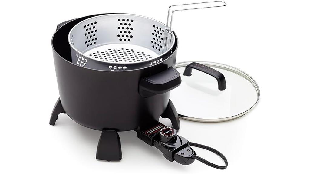8 quart multi cooker black
