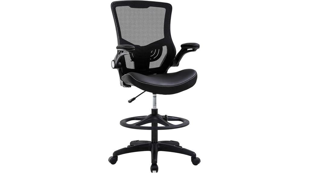 adjustable armchair with footrest