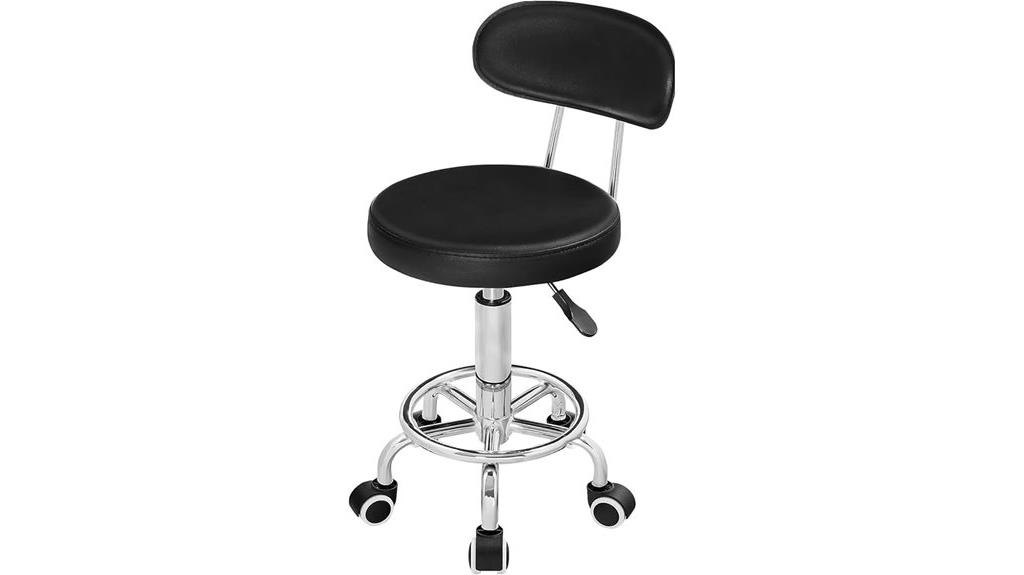 adjustable office salon stool