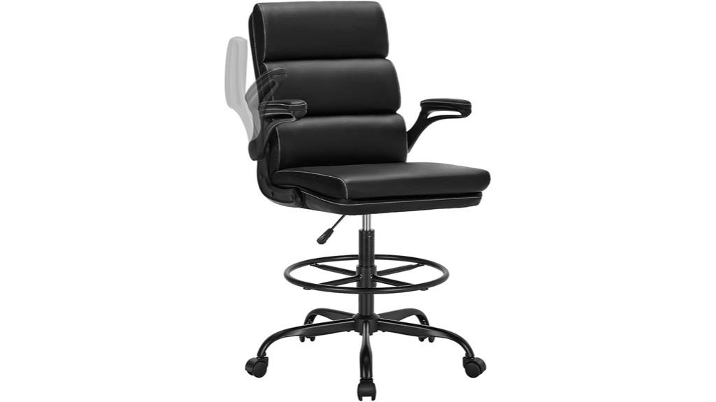 adjustable padded armchair