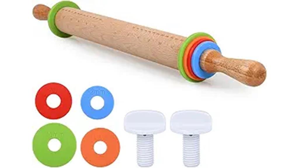 adjustable ring rolling pin