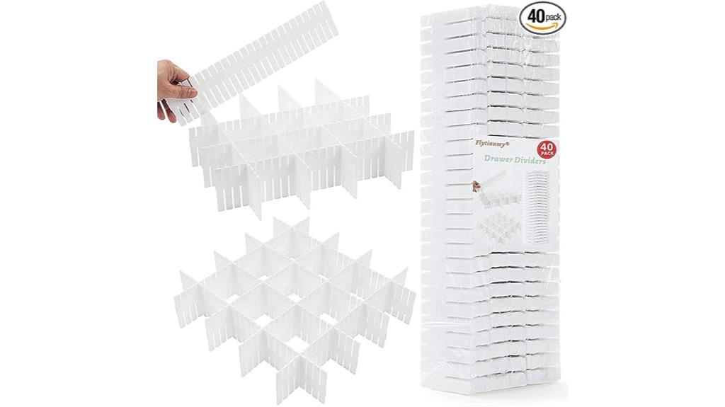 adjustable storage drawer organizers