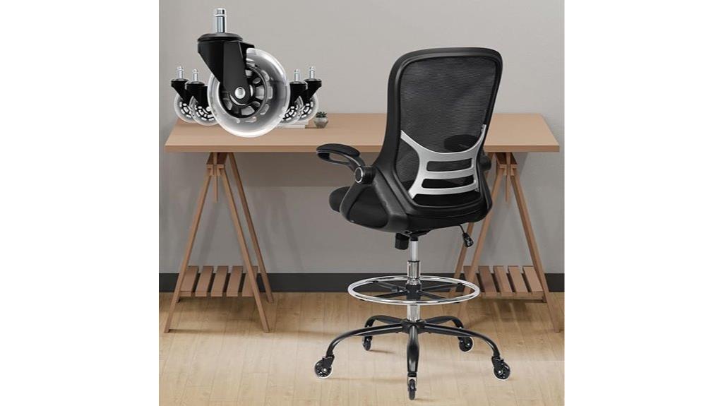 adjustable tall ergonomic stool