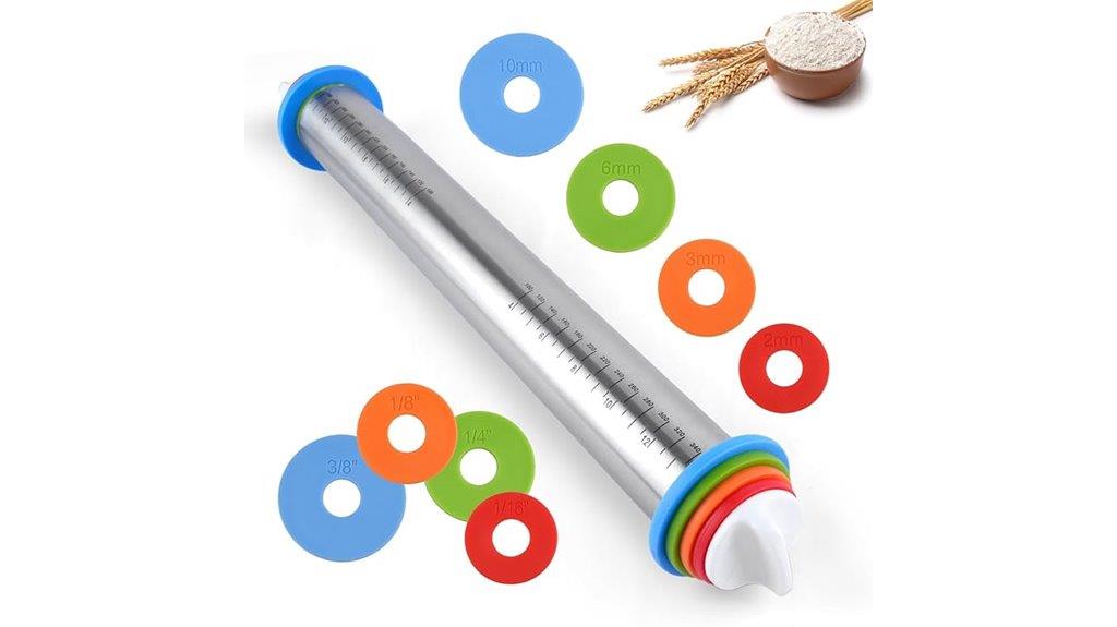 adjustable thickness baking pin