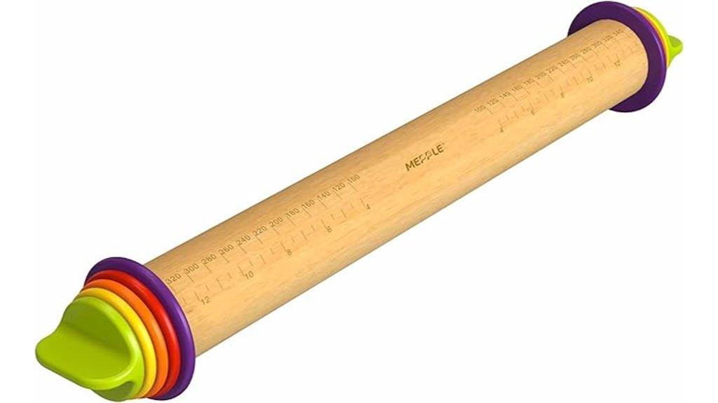 adjustable thickness rolling pin