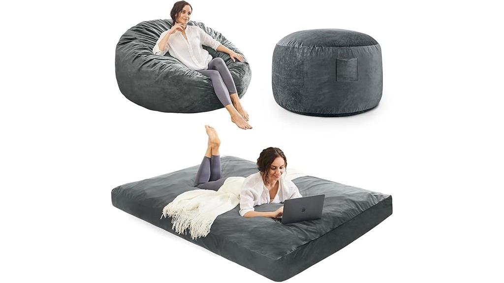 adult microfiber foam chair