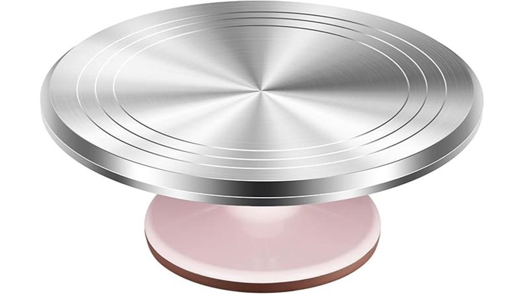 aluminum revolving cake stand