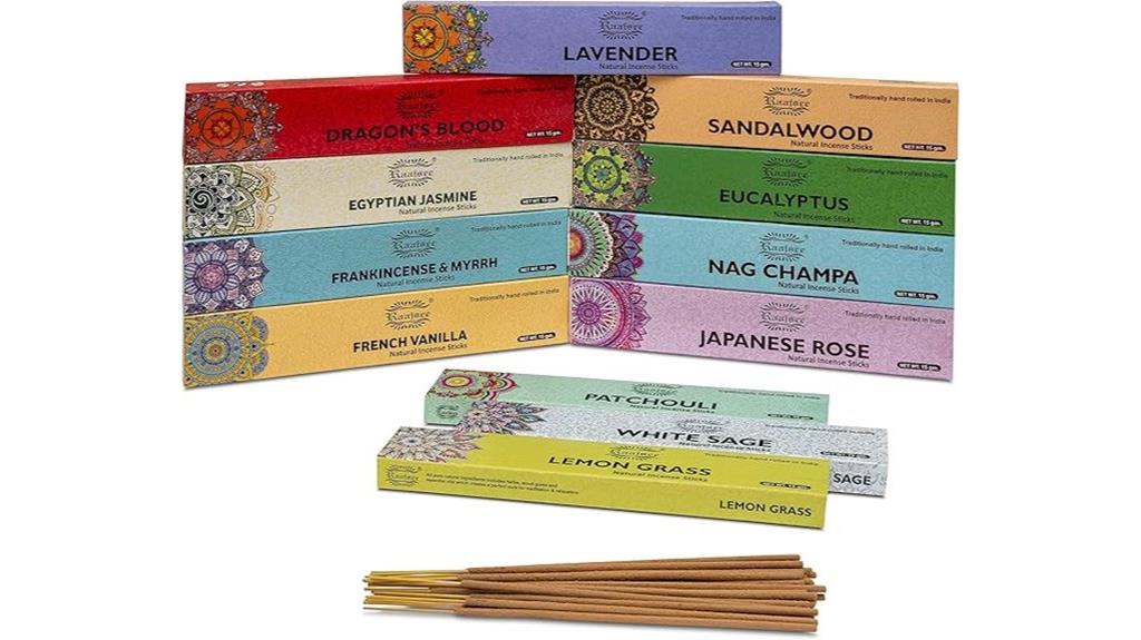 assorted 12 pack incense