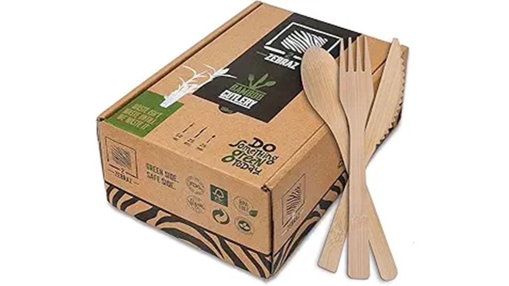 bamboo cutlery set