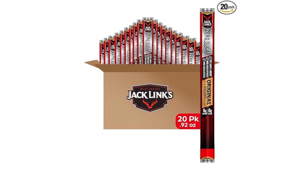 beef sticks zero sugar