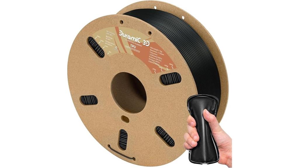 black 3d tpu filament