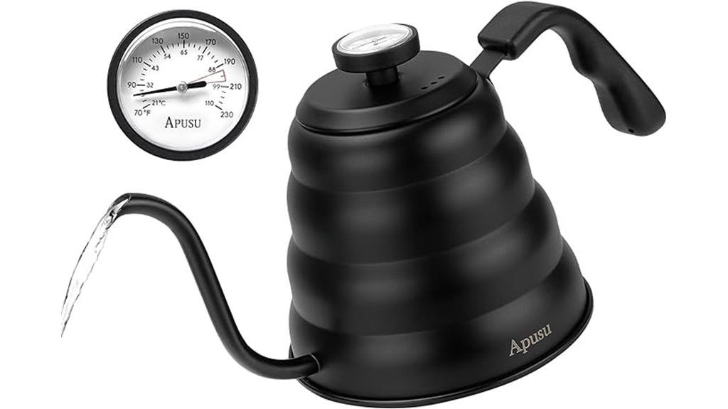black 40oz gooseneck kettle