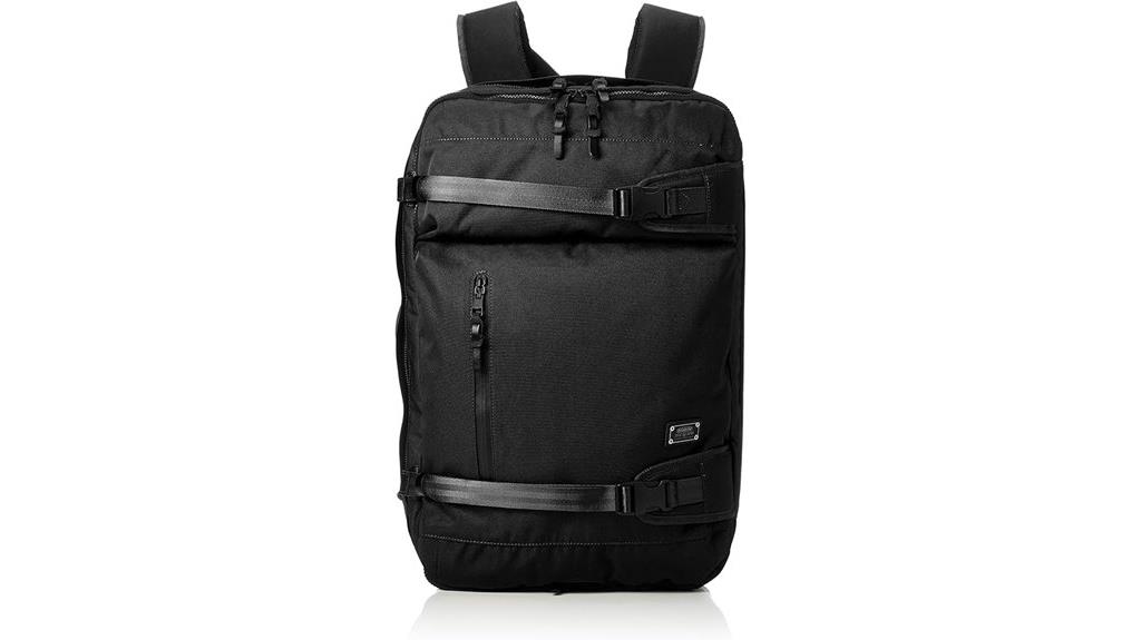 black cordura dobby backpack