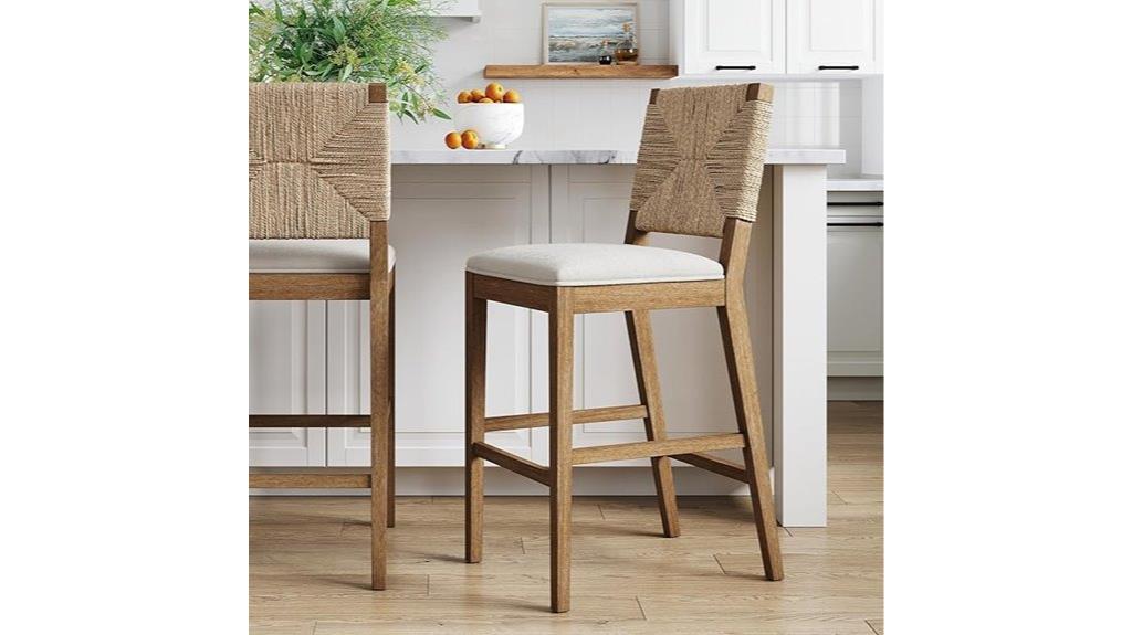 bohemian back bar stool