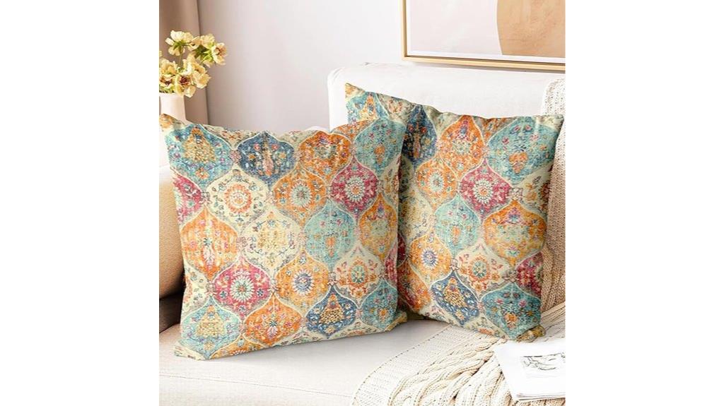 boho 18x18 pillow set