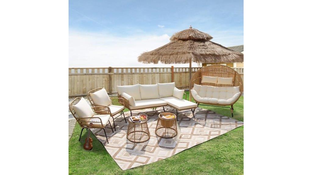 boho 7 piece patio
