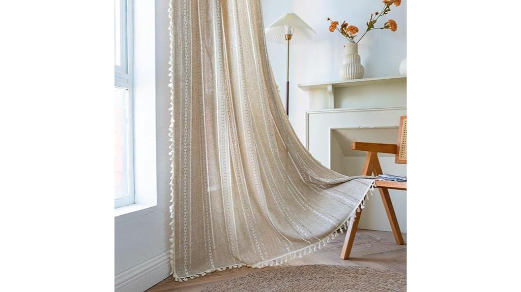 boho curtain 84 inches