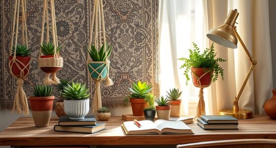 boho desk decor ideas