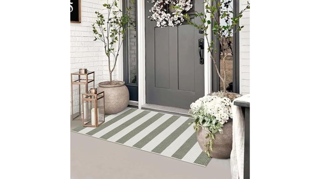 boho fall entrance mat