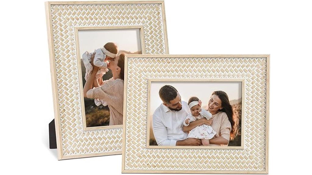 boho family photo frames