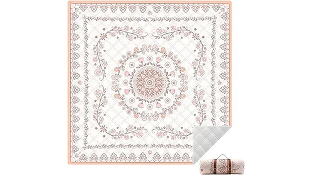 boho style outdoor blanket