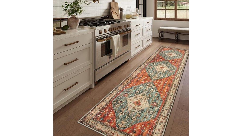 boho tribal washable rugs