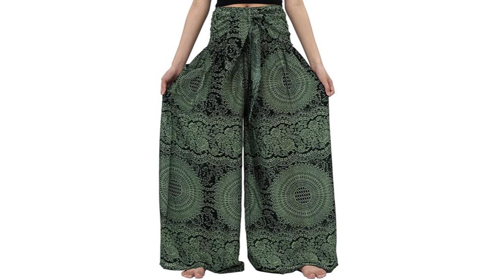 boho wide leg pants