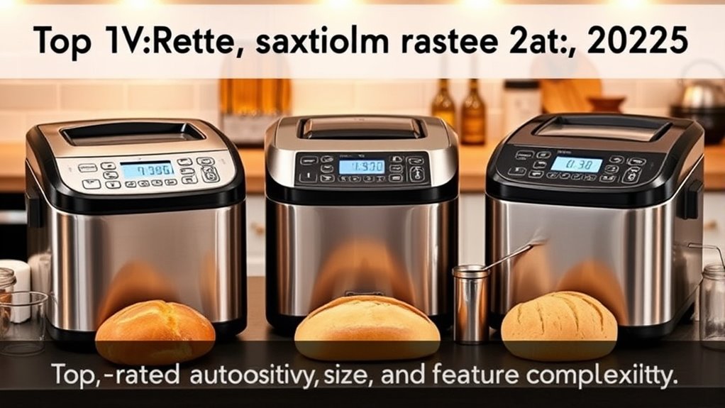 bread maker features checklist