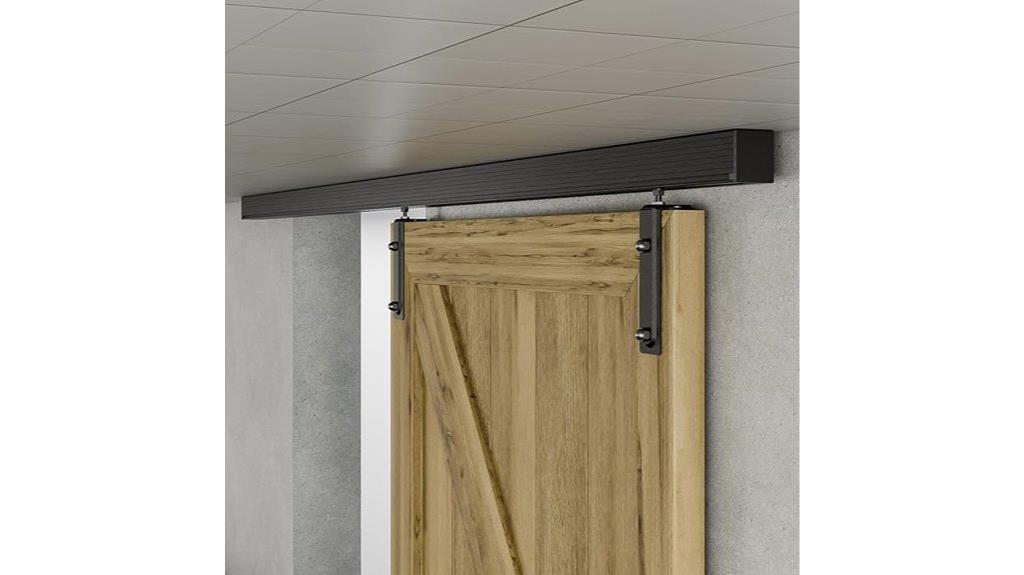 ceiling mounted barn door hardware