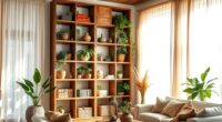 charming boho bookcase ideas