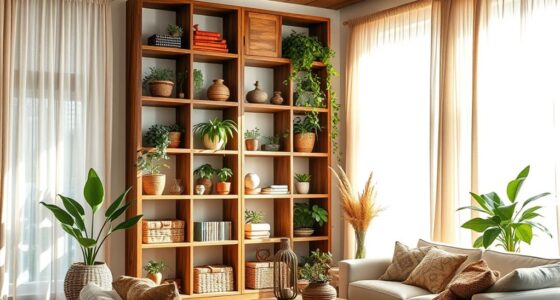 charming boho bookcase ideas