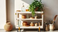 chic boho bar carts