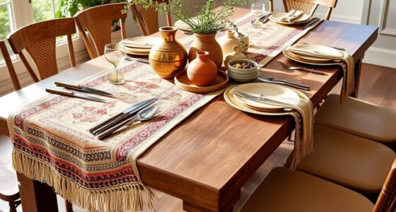 chic boho dining accessories