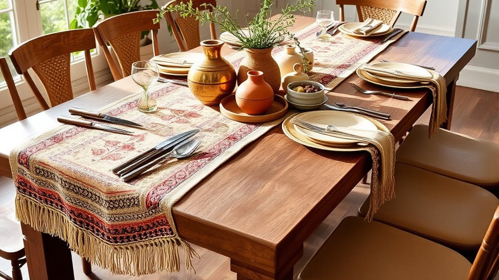 chic boho dining accessories