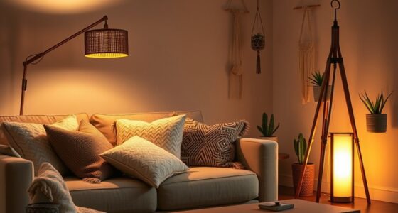 chic boho floor lamps