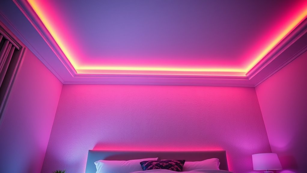 choosing ideal bedroom led lights