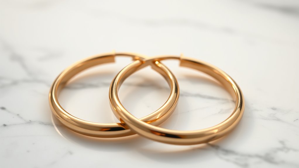 choosing perfect gold hoop earrings