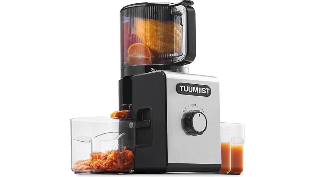 cold juice extractor feed