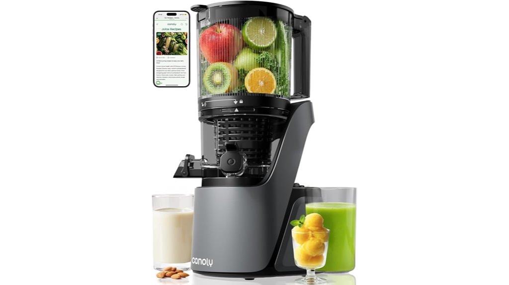 cold press juicer with chute