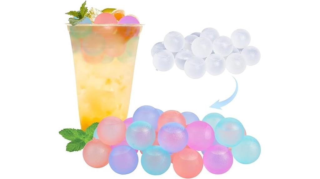 color changing reusable ice cubes