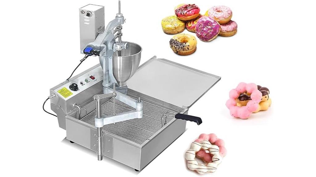 commercial donut fryer with molds
